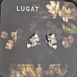 LUGAT Silver Witch Earrings 925